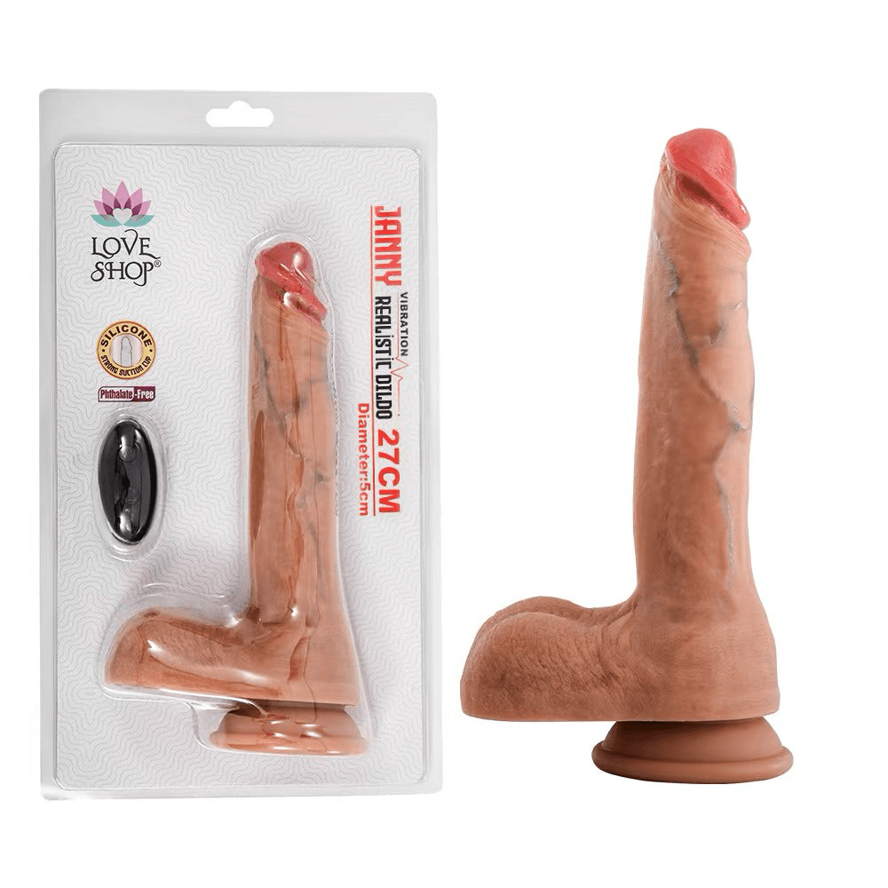 JANNY VİBRATİNG REALİCTİC DİLDO